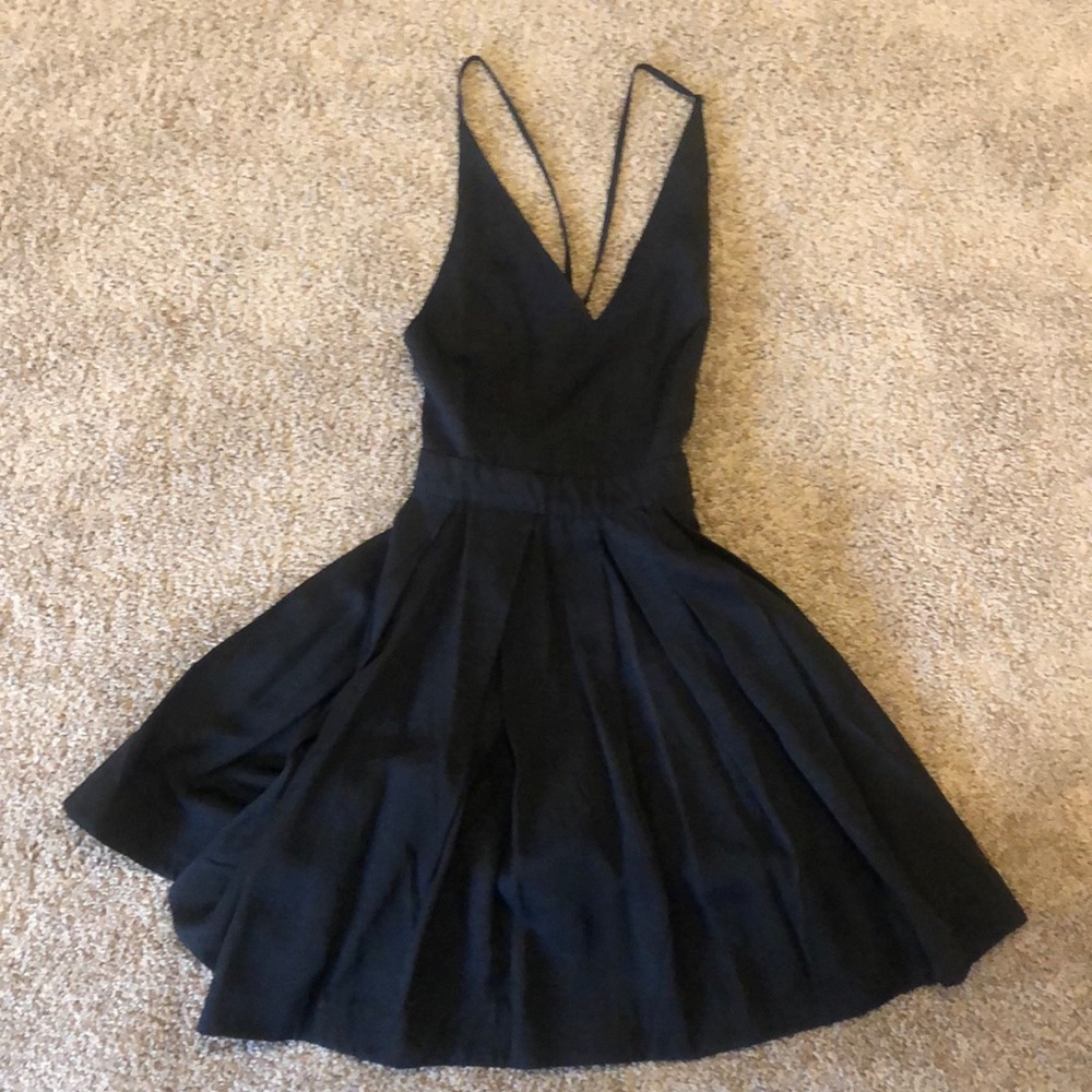 MINKPINK Black Mini Halter Dress